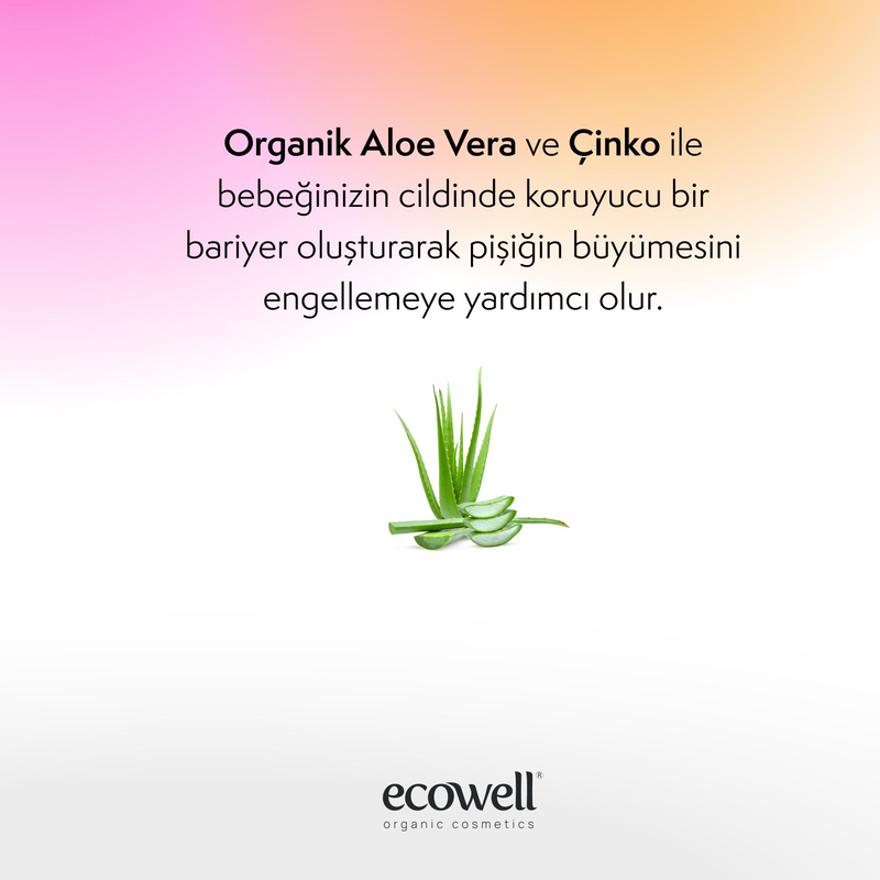 Ecowell Organik Pişik Kremi 110 gr