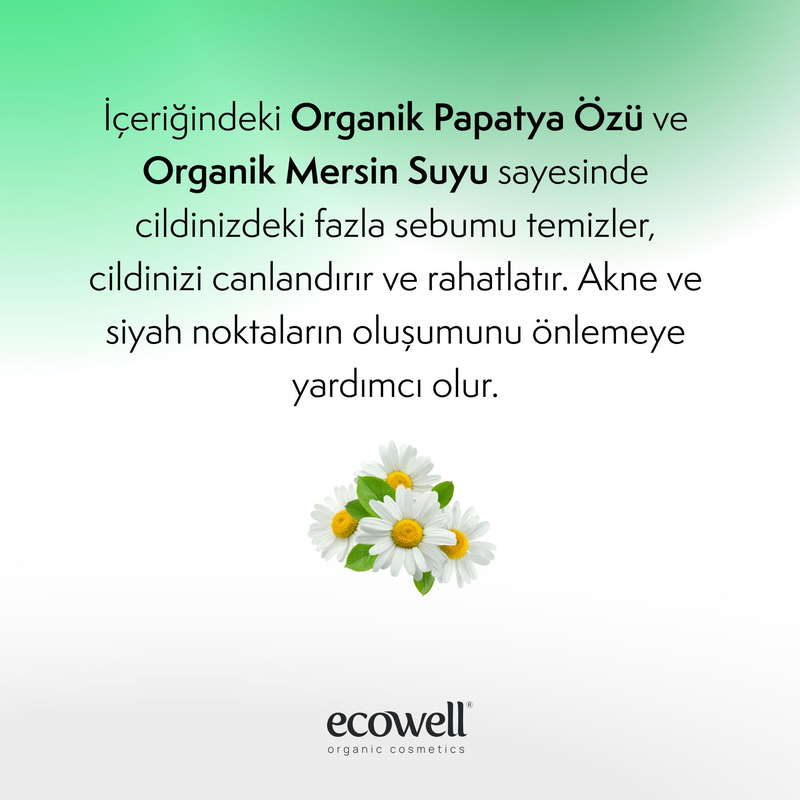 Ecowell Organik Yüz Temizleme Toniği 200 ml