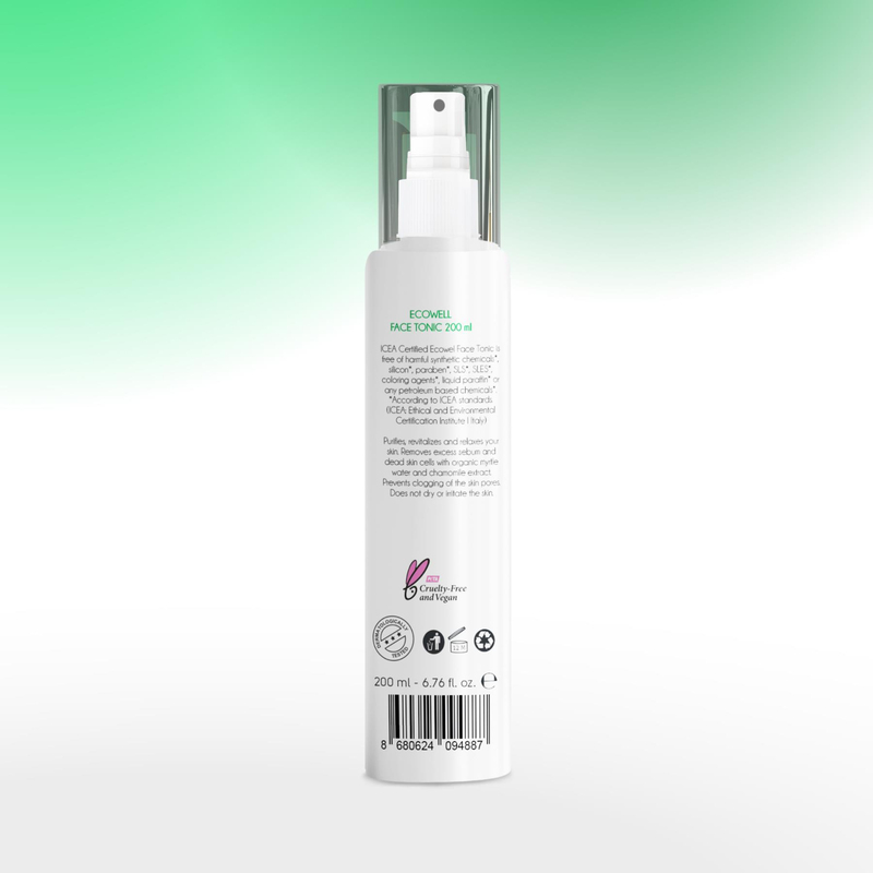 Ecowell Organik Yüz Temizleme Toniği 200 ml