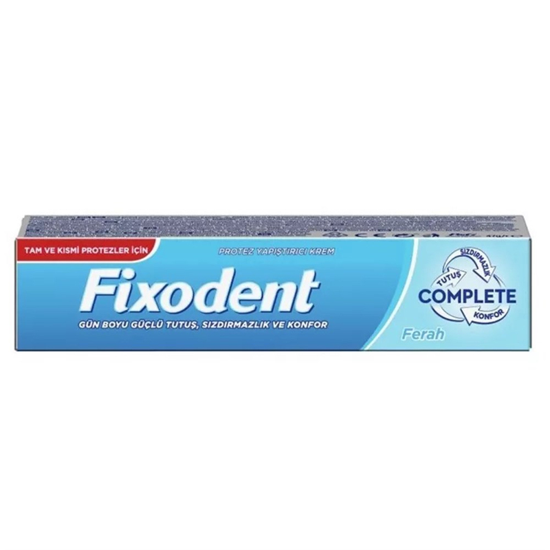 Fıxodent Protez Yapıstırıcı Krem 47 gr Complete Ferah