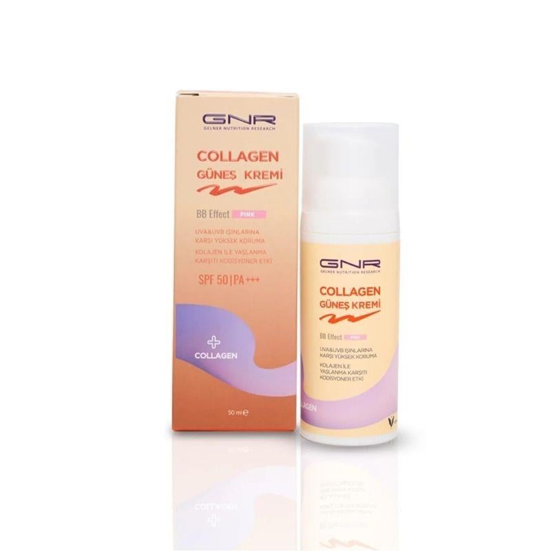 GNR COLLAGEN Spf 50+ Güneş Kremi BB Pink 50 ml