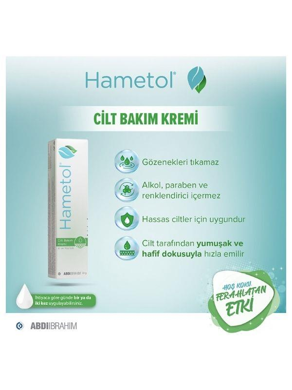 Hametol Cilt Bakim Kremi El ve Yüz İçin 30 gr