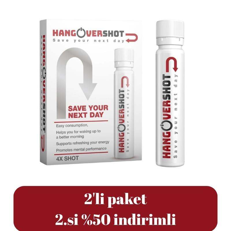 Hangovershot Takviye Edici Gıda 4x25 ml 2li Paket
