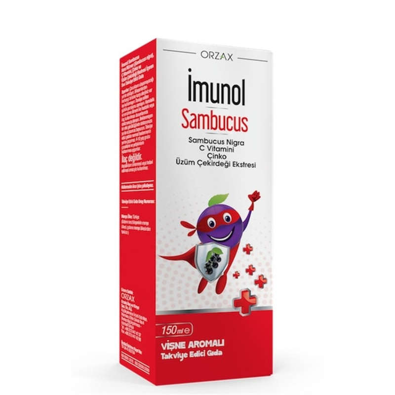 Imunol Sambucus Aromalı Şurup 150 ml