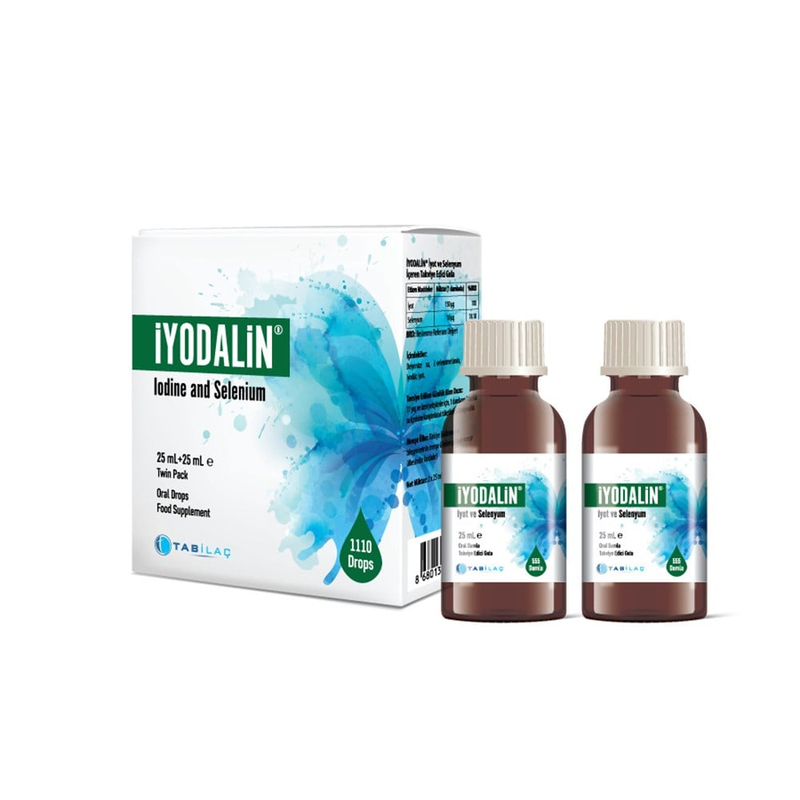 İyodalin Iyot ve Selenyum Içeren Ikili Damla 25 ml + 25 ml