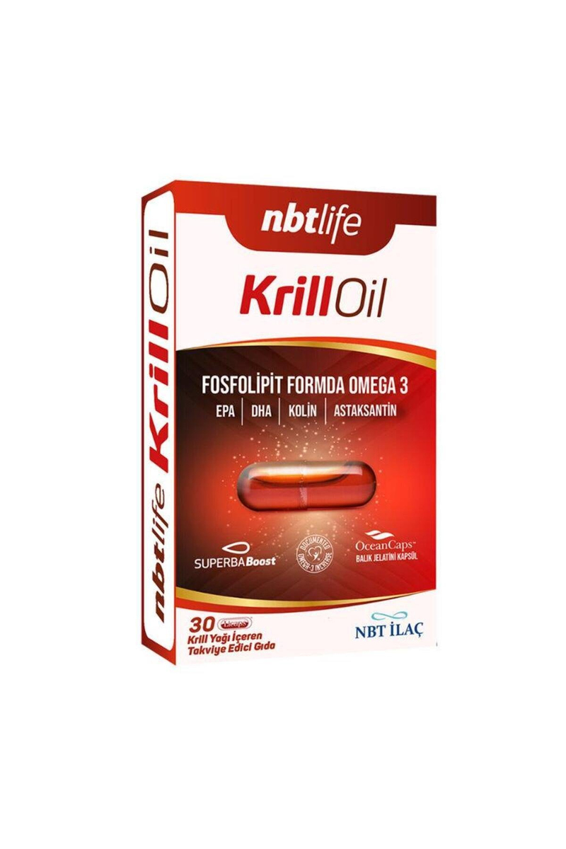 Krill Oil Takviye Edici Gıda 30 Kapsül