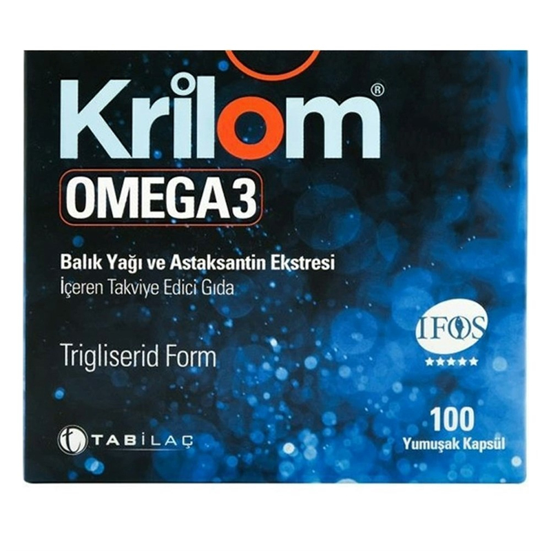 Krilom Omega3 100 Yumuşak Kapsül