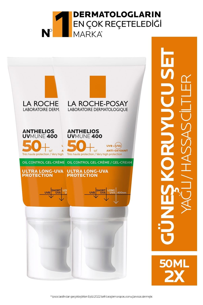 La Roche-Posay AntiShine Anthelios Xl 2 x 50 ml