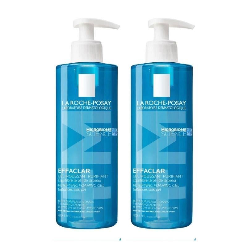 La Roche Posay Effaclar Yağlı Ciltler için Temizleme Jeli 400 ml x2