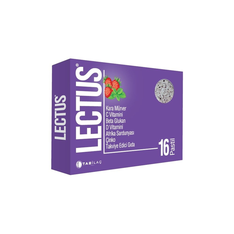 Lectus Karamürver C Vitamini Afrika Sardunyası 16 Pastil