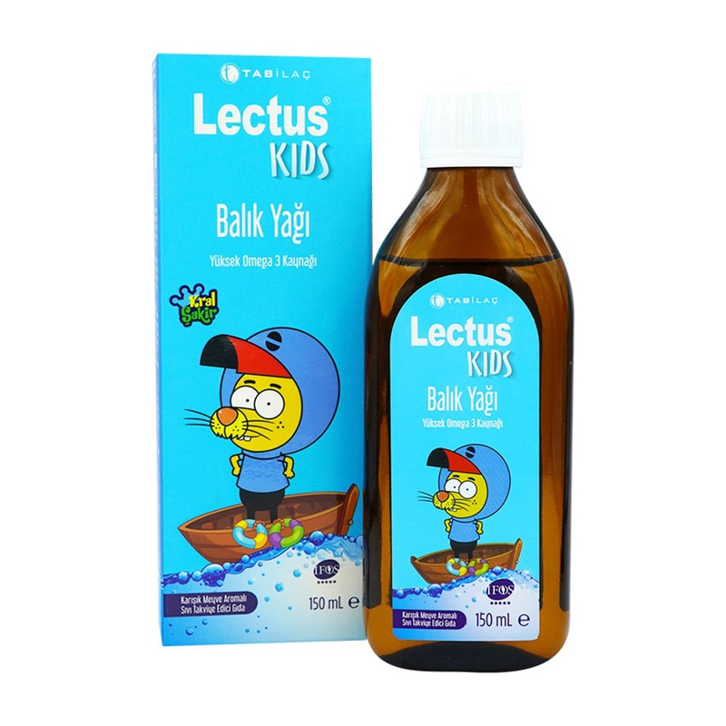 Lectus Kids Balık Yağı Karışık Meyve Aromalı 150 ml