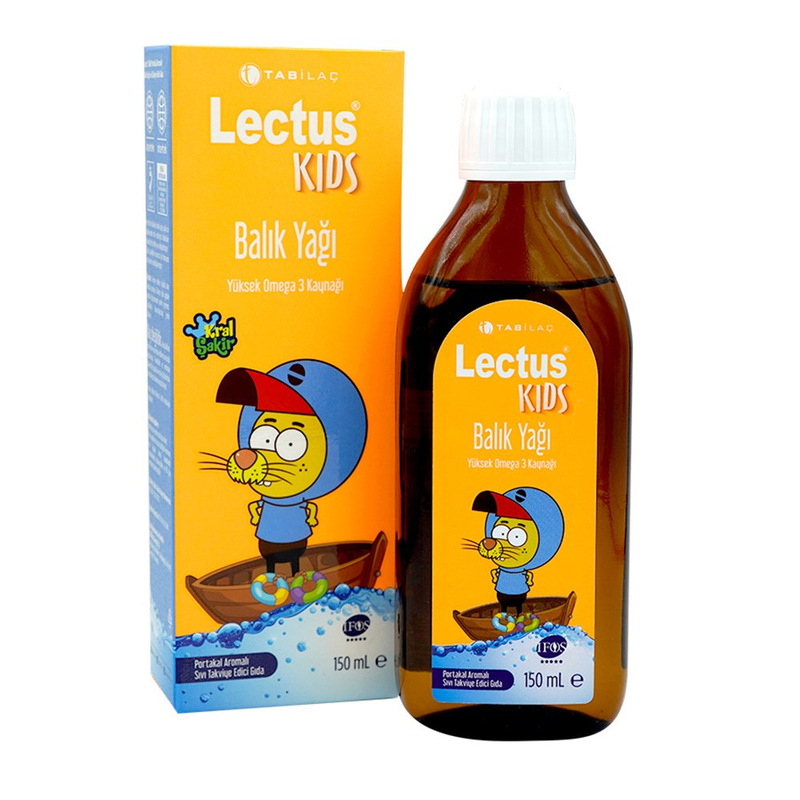 Lectus Kids Balık Yağı Portakal Aromalı 150 ml
