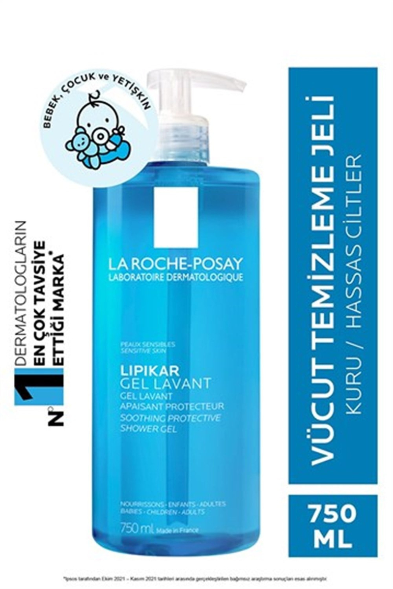 Lipikar Gel Lavant Vücut Temizleme Jeli Kuru Ciltler 750 ml