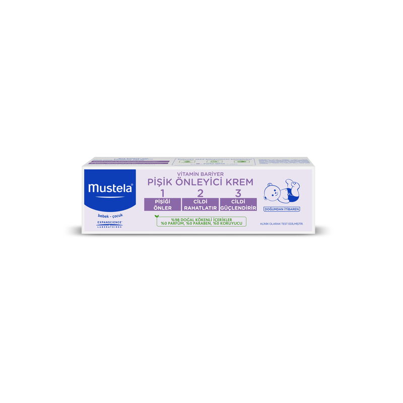 Mustela Vitamin Bariyer 1 2 3 Pişik Kremi 50 ml