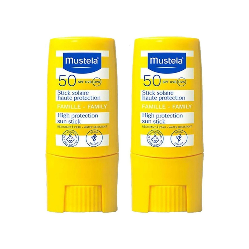 Mustela Yüksek Koruma SPF50 Stick Güneş Kremi 2 x 9 ml