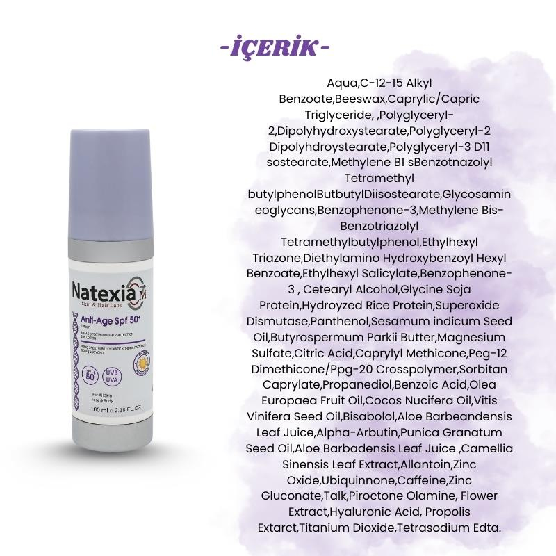 Natexia AntiAge Spf50+ Lotion 100 ml