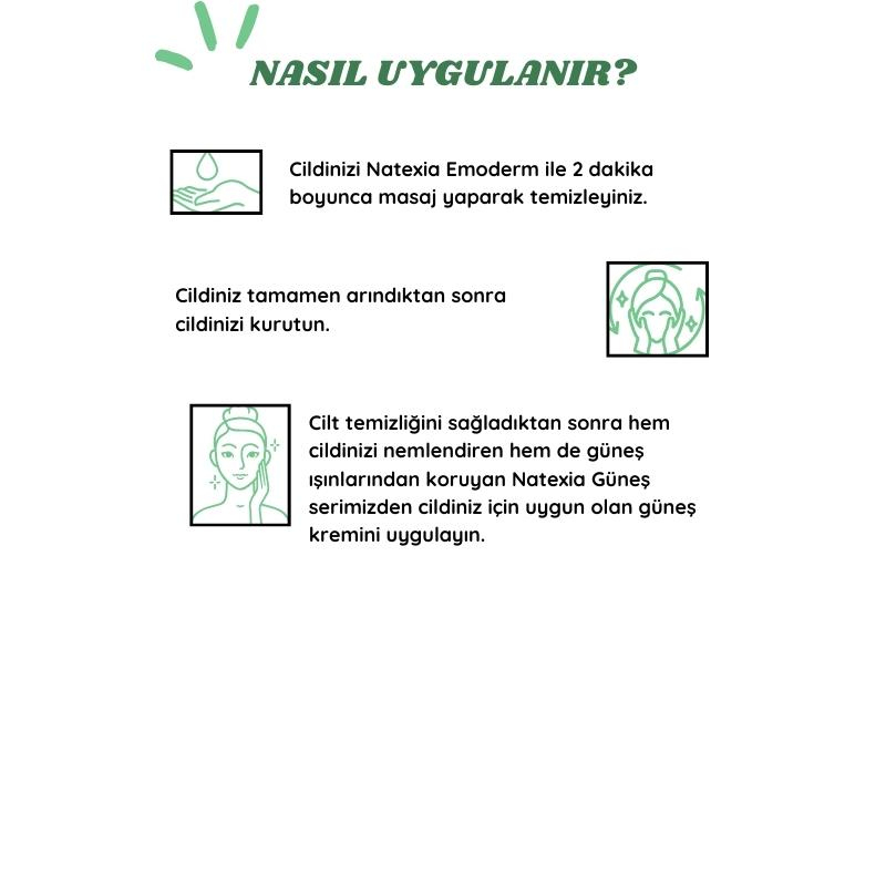 Natexia Emoderm Saç & Vücut Şampuanı 400 ml