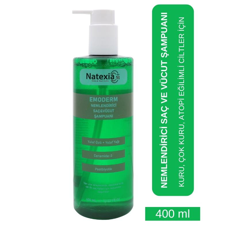 Natexia Emoderm Saç & Vücut Şampuanı 400 ml
