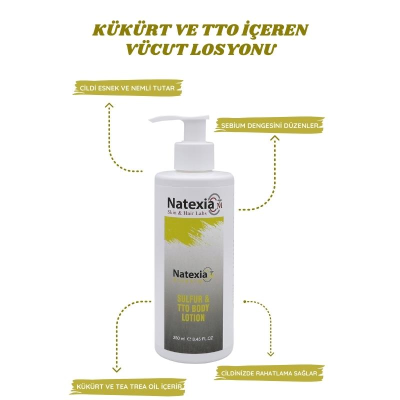 Natexia Scaderm Sülfür&TTO Body Lotion %12,5 250ml