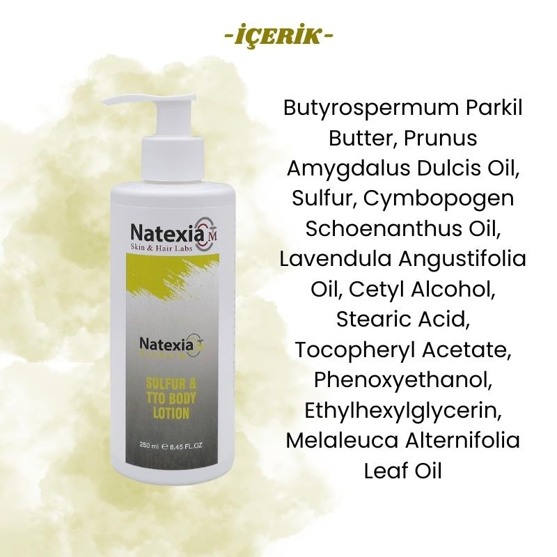 Natexia Scaderm Sülfür&TTO Body Lotion %12,5 250ml