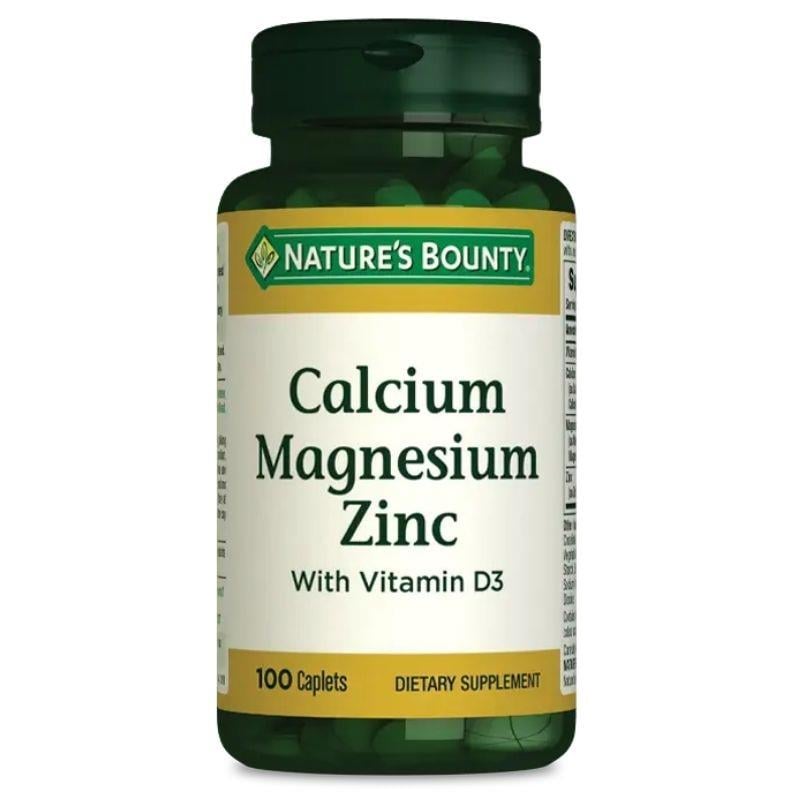 Nature's Bounty Calcium Magnesium Zinc 100 Tablet