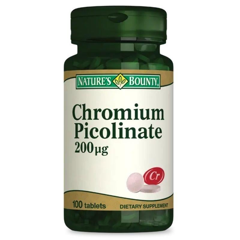 Nature's Bounty Chromium 200 Mcg 100 Tablet
