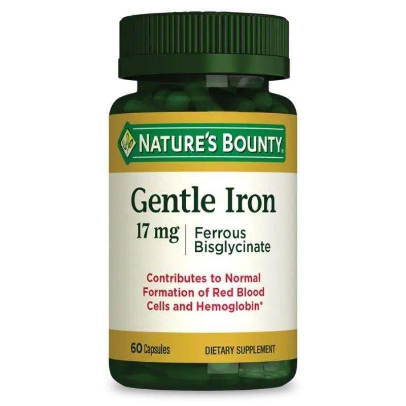 Nature's Bounty Gentle Iron 17 MG 60 Kapsül