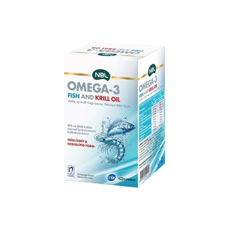 NBL Omega 3 Takviye Edici Gıda 50 Yumuşak Kapsül