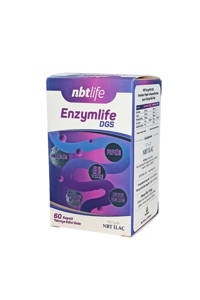Nbt Life Enzymlfe Dgs 60 Kapsül