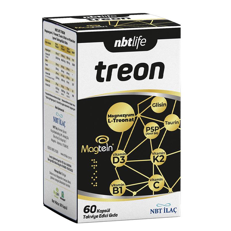 Nbt Life Treon Takviye Edici Gıda 60 Kapsül