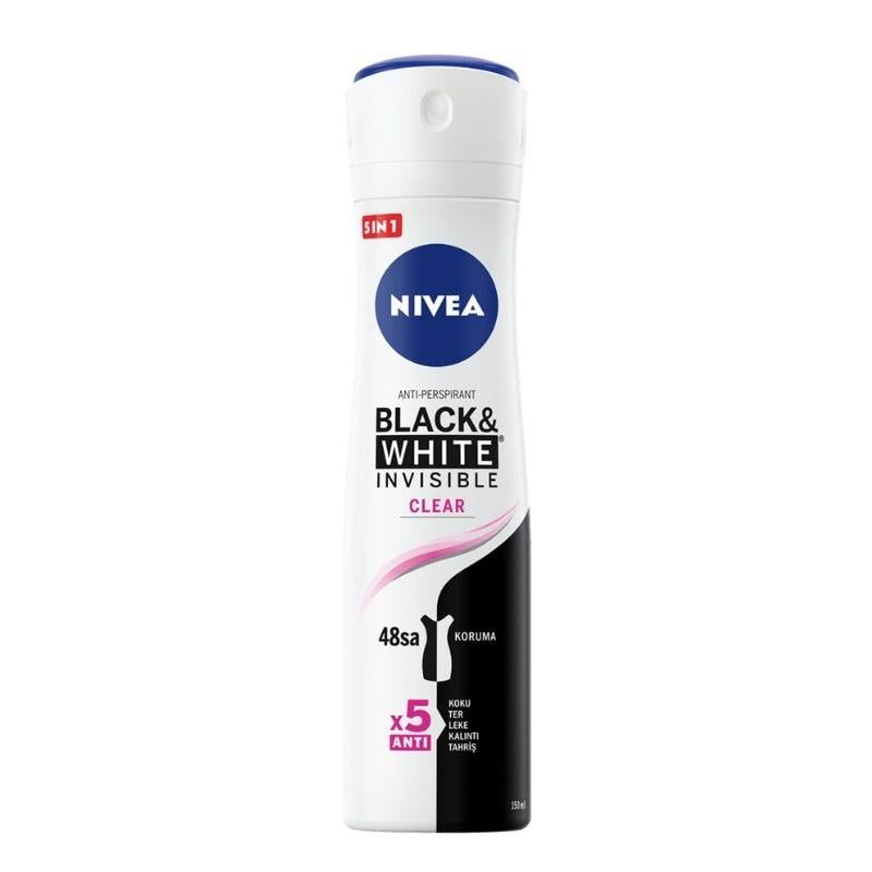 NIVEA Kadın Sprey Deodorant Black & White 150 ml