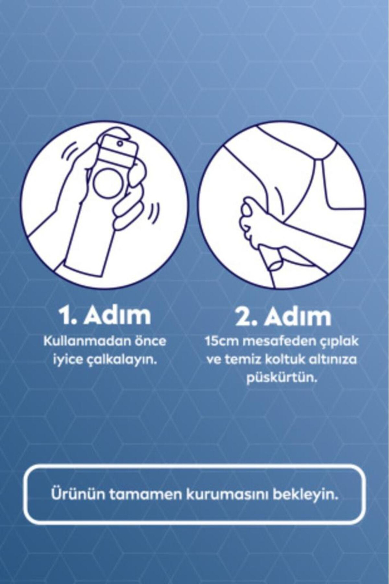 NIVEA Kadın Sprey Deodorant Black & White 150 ml x3