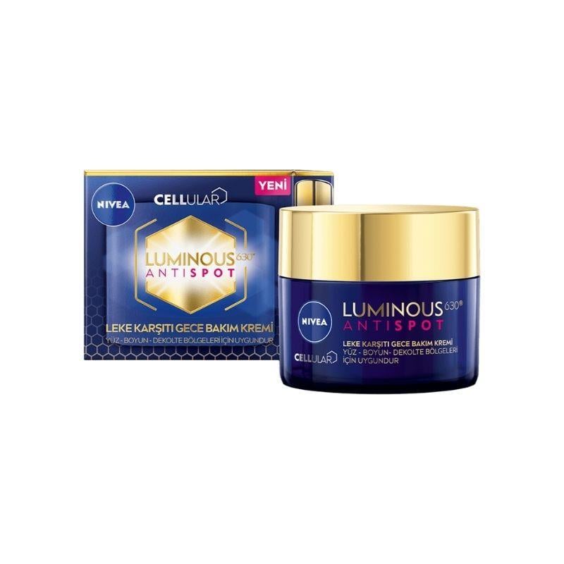 NIVEA Luminous 630 Gece Yüz Bakım Kremi 50 ml