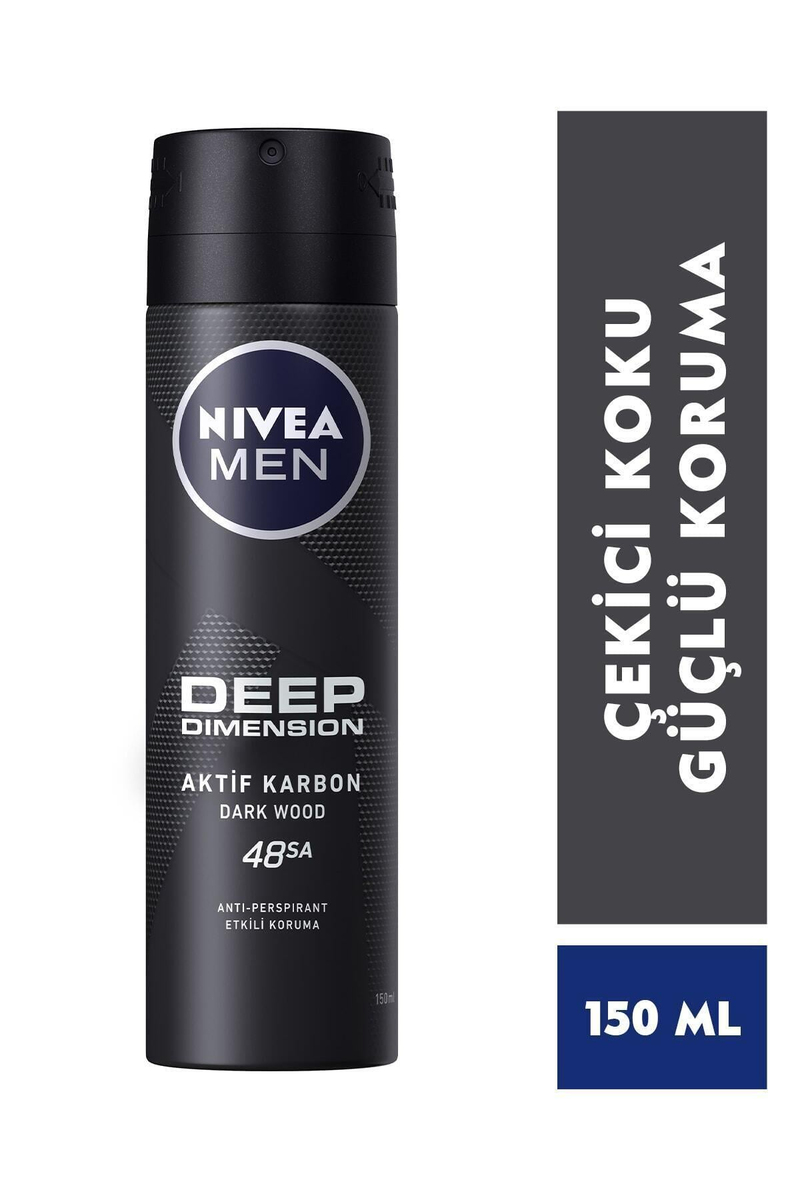 Nivea Men Deep Dimension Erkek Deodorant 150 ml x2