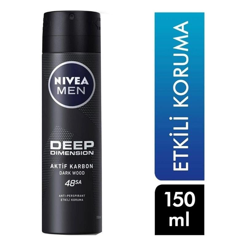 Nivea Men Deep Dimension Erkek Deodorant 150 ml
