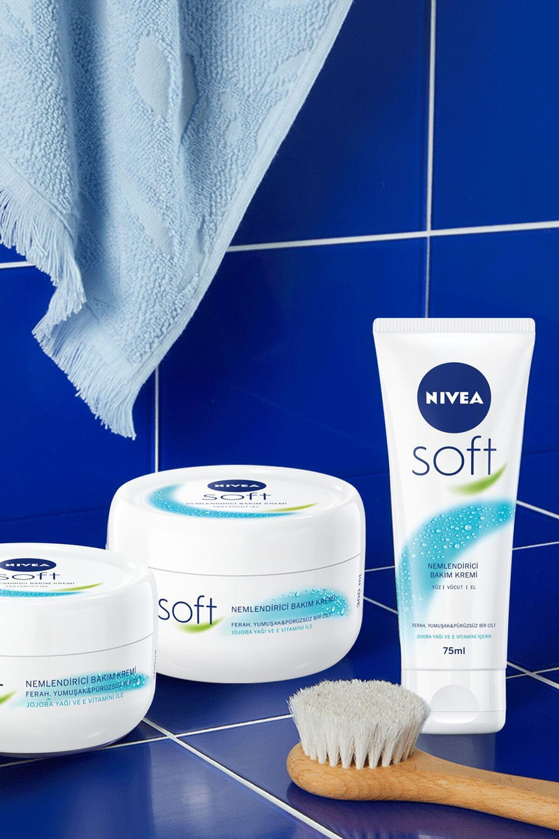 NIVEA Soft Krem 200 ml x2