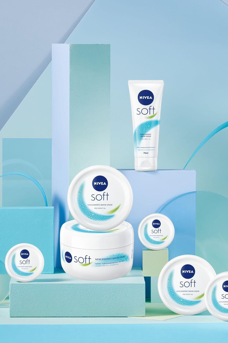 NIVEA Soft Krem 200 ml x2
