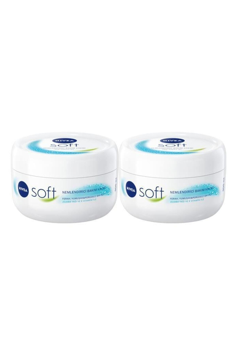 NIVEA Soft Nemlendirici Bakım Kremi 300 ml x2