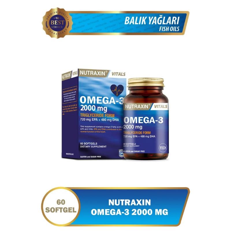 Nutraxin Omega3 2000mg 60 Tablet