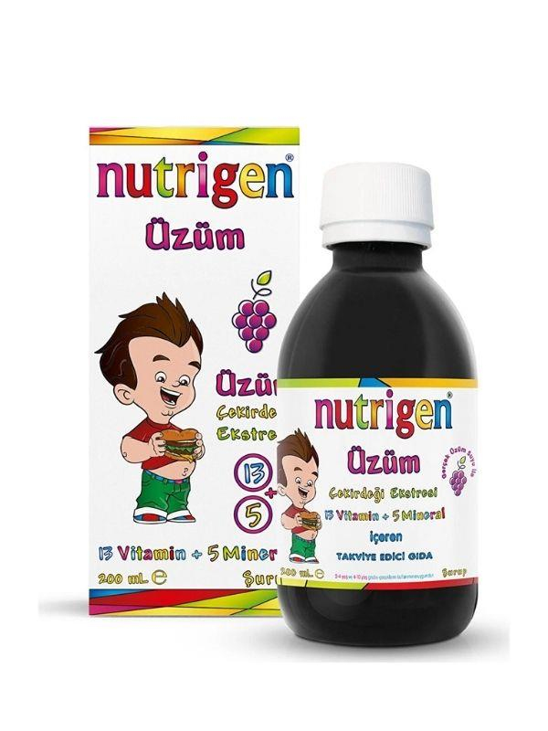 Nutrigen Üzüm Çekirdeği Ekstreli Şurup 200 ml