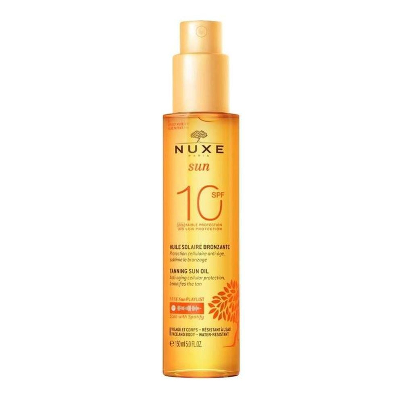 Nuxe Sun Bronzlaştırıcı Yüz ve Vücut Yağı SPF10 150 ml