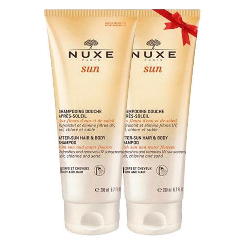 Nuxe Sun Shampooing Güneş Sonrası Saç ve Vücut Şampuanı 2x200 ml