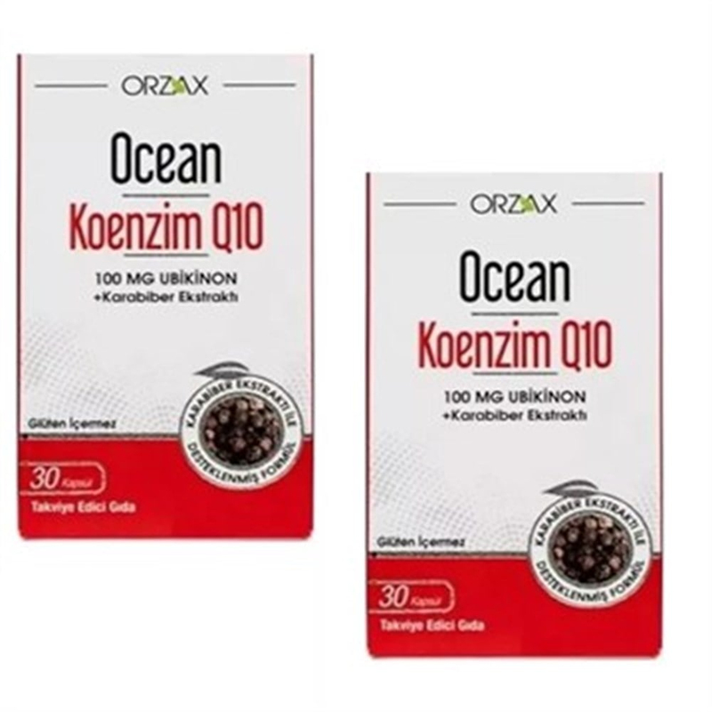Ocean Koenzim Q10 30 Kapsül Ikili Paket