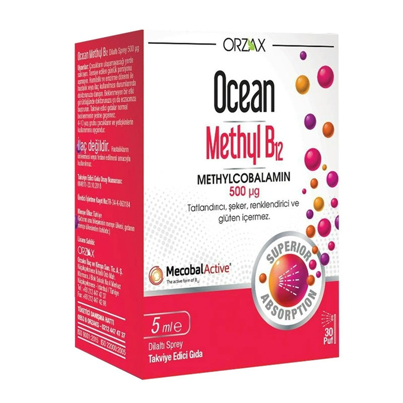 Ocean Methyl B12 500 mcg Sprey 5 ml