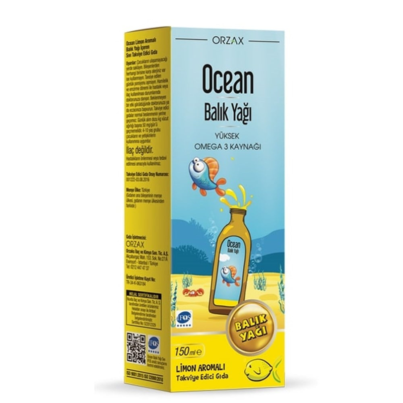 Ocean Plus Şurup Limon 150 ml