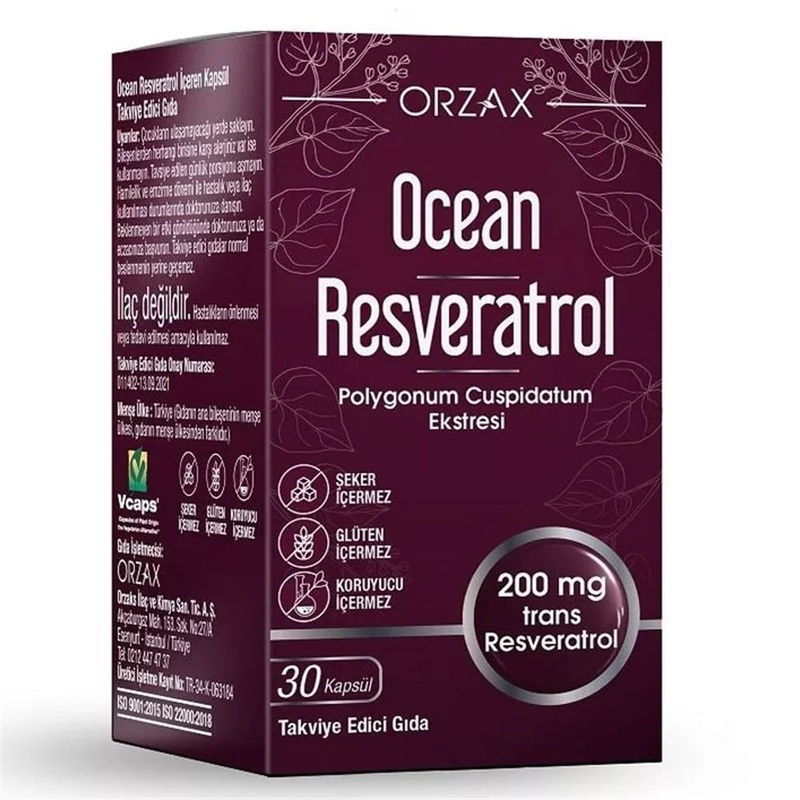 Ocean Resveratrol 200 Mg 30 Kapsül