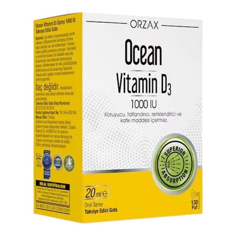 Ocean Vitamin D3 1000 IU 20ml Sprey