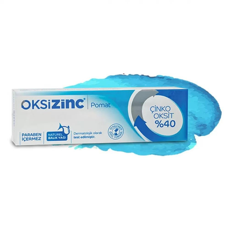 Oksizinc Pişik Kremi 100gram %40 Çinko Oksit Balık Yağı