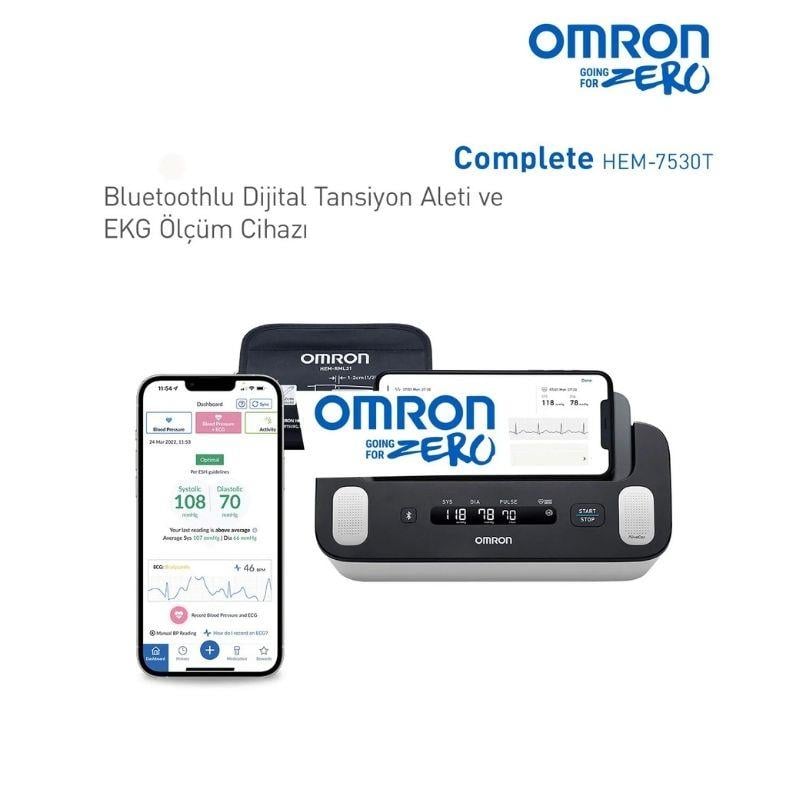 Omron Complete HEM-7530T Tansiyon Aleti - EKG Cihazı