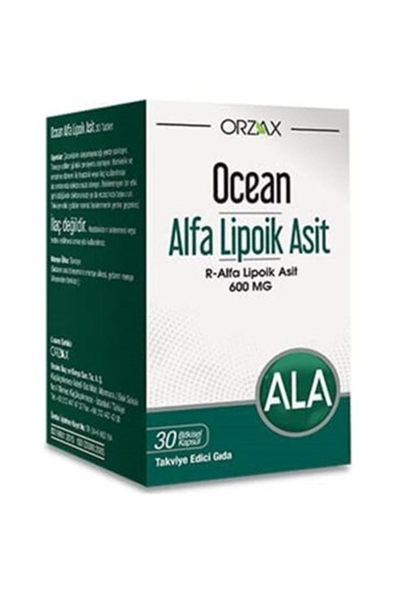Orzax Ocean Alfa Lipoik Asit 600 Mg 30 Tablet